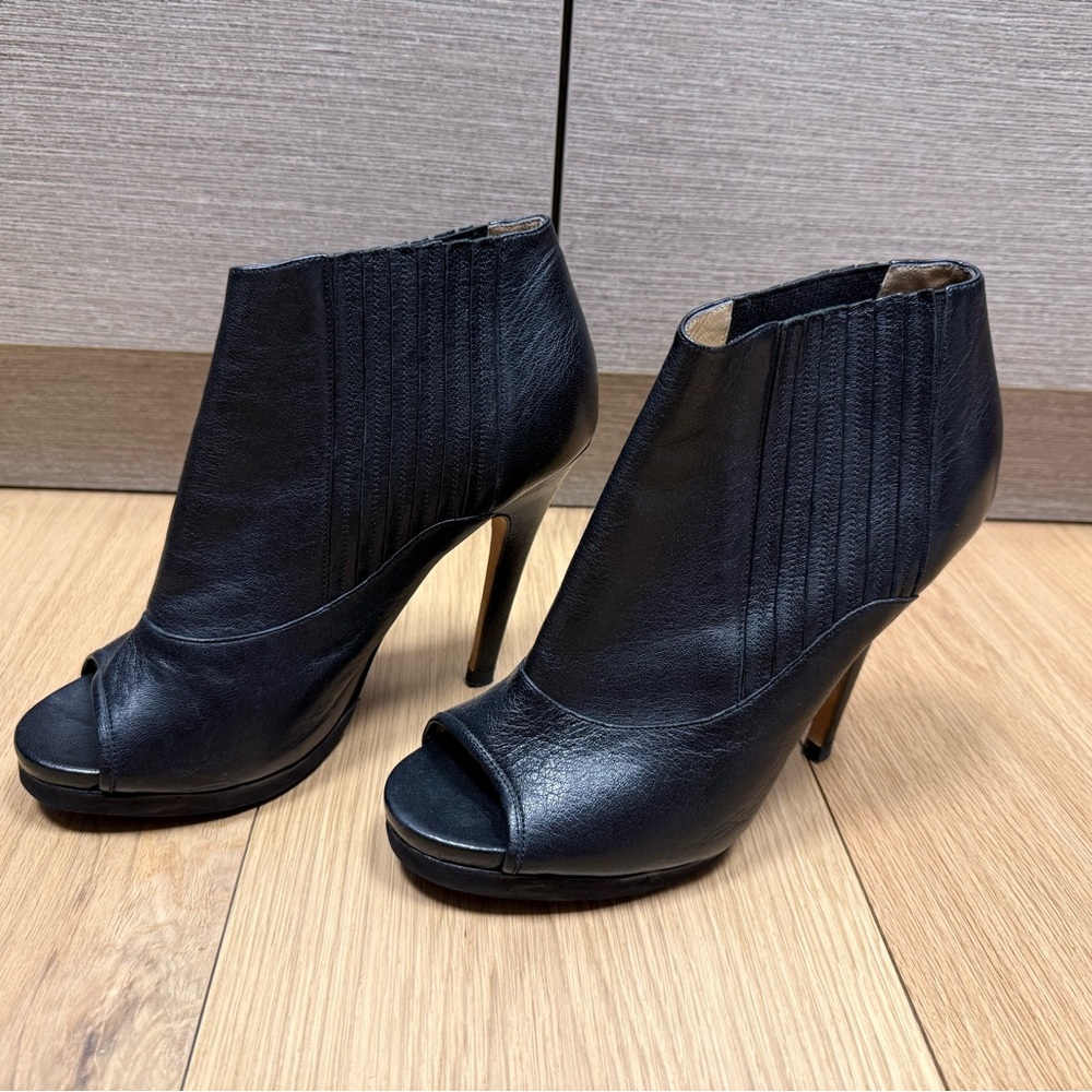 Jimmy Choo peep toe bootie sz 7.5